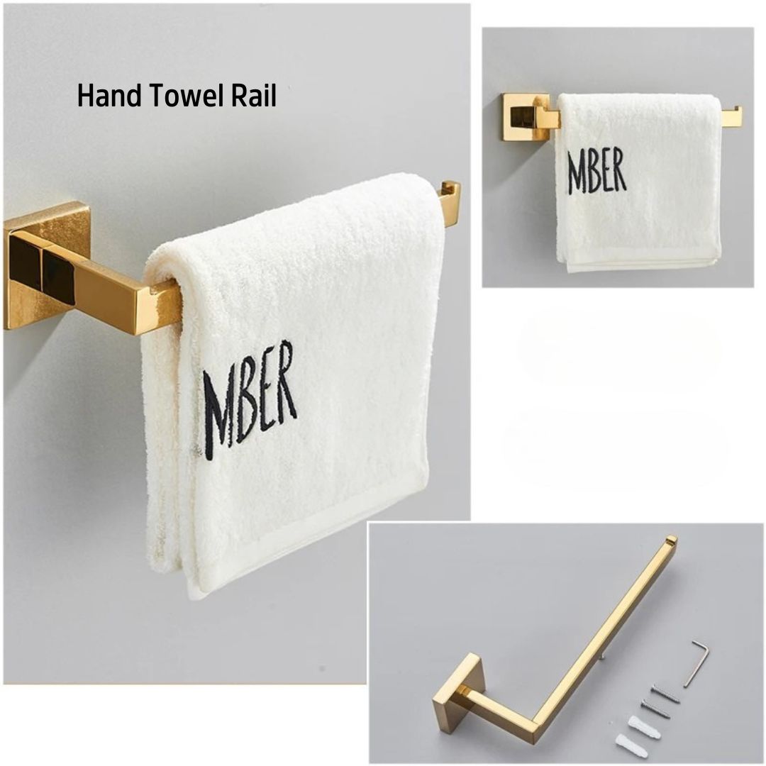 Conjunto Completo de Accesorios de baño Resistente para baños modernos actuales | Caspri