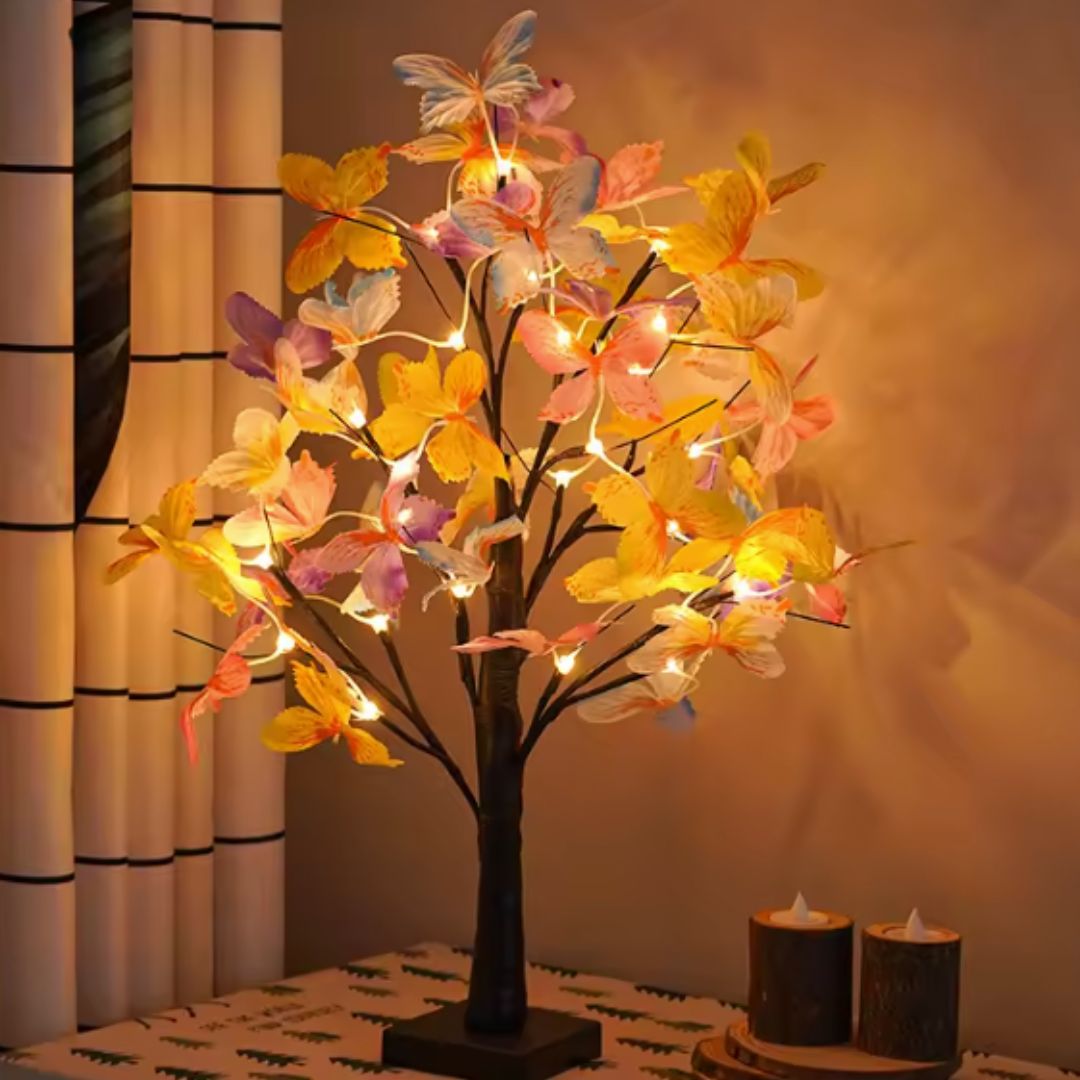 Lámpara de mesa bonsai LED para sala | Caspri