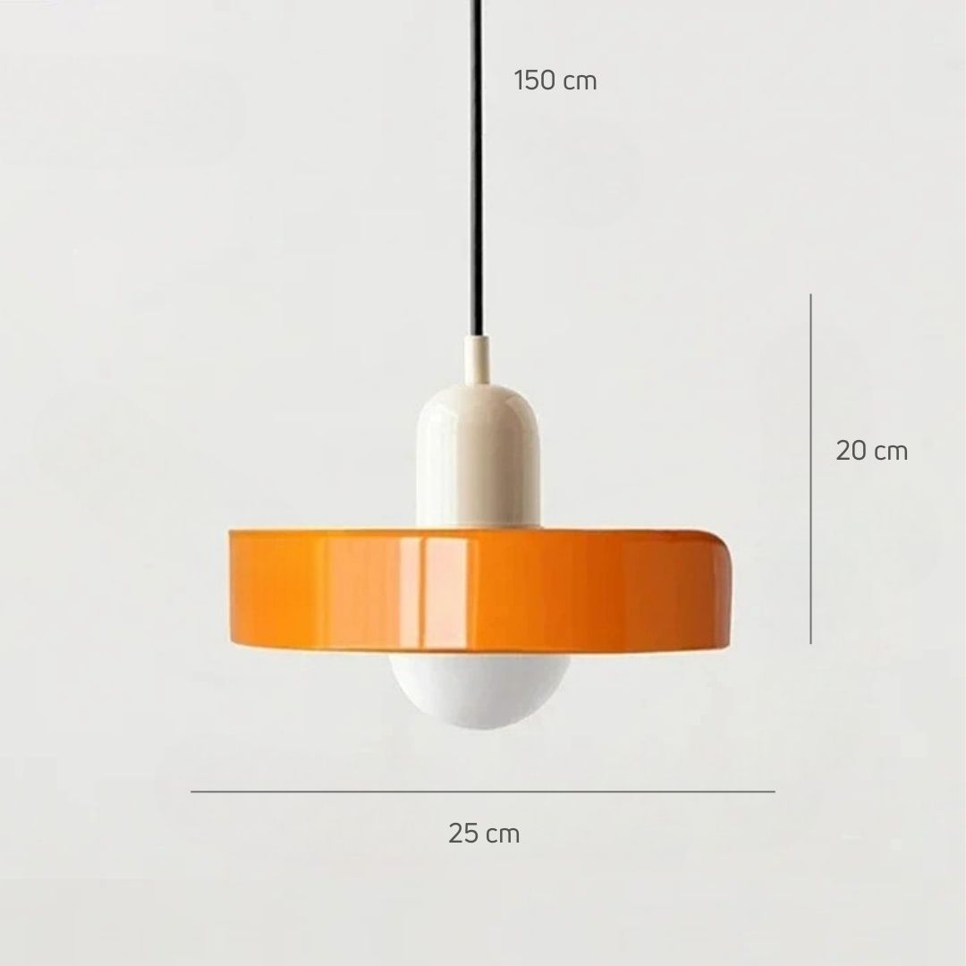 Lámpara Colgante de Vidrio Estilo Nórdico de Diseño Contemporáneo Moderna para sala | Caspri