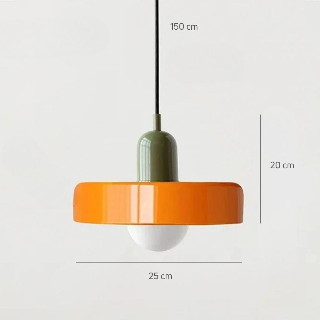 Lámpara Colgante de Vidrio Estilo Nórdico de Diseño Contemporáneo Moderna para sala | Caspri