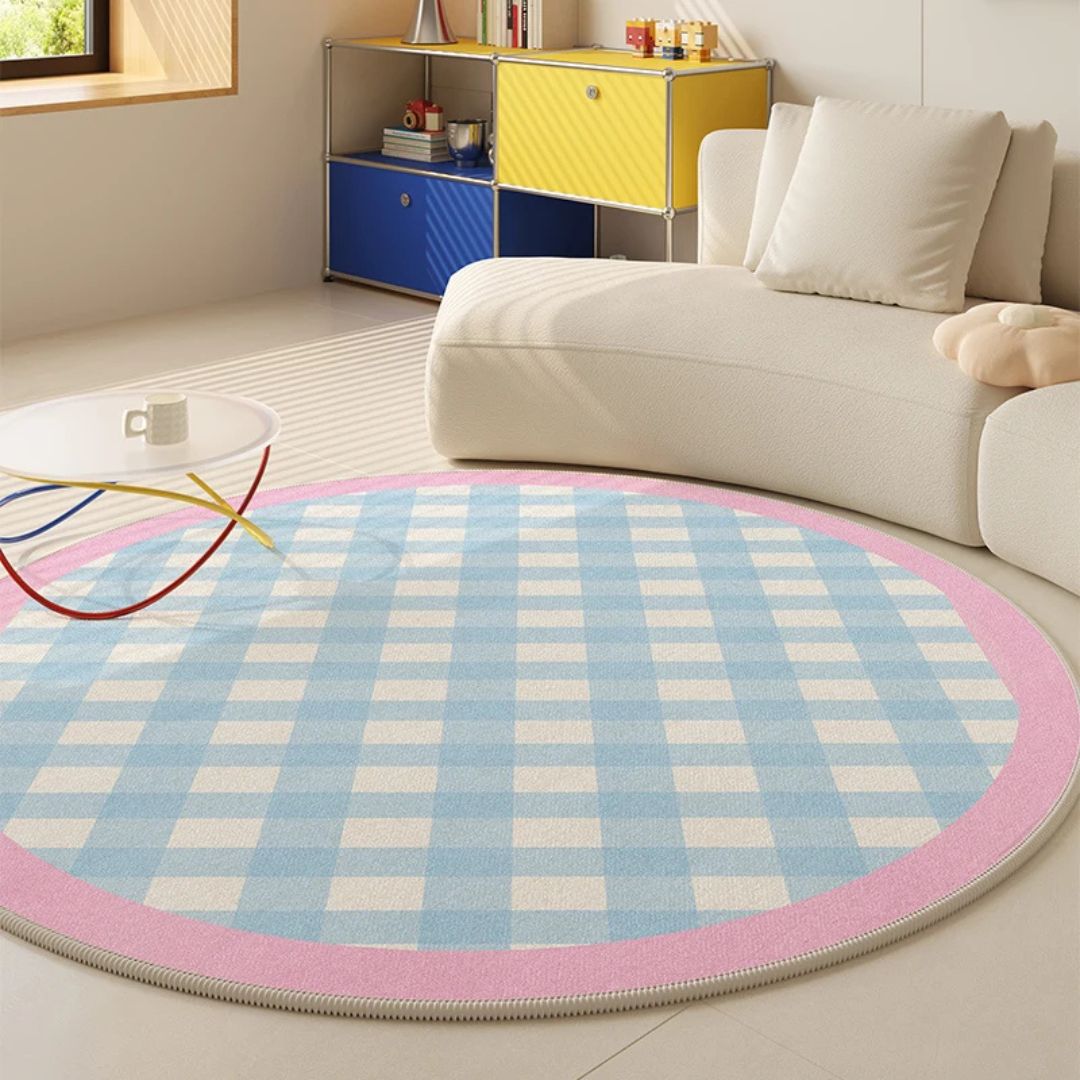 Alfombra Redonda Colorida para Dormitorio | Caspri