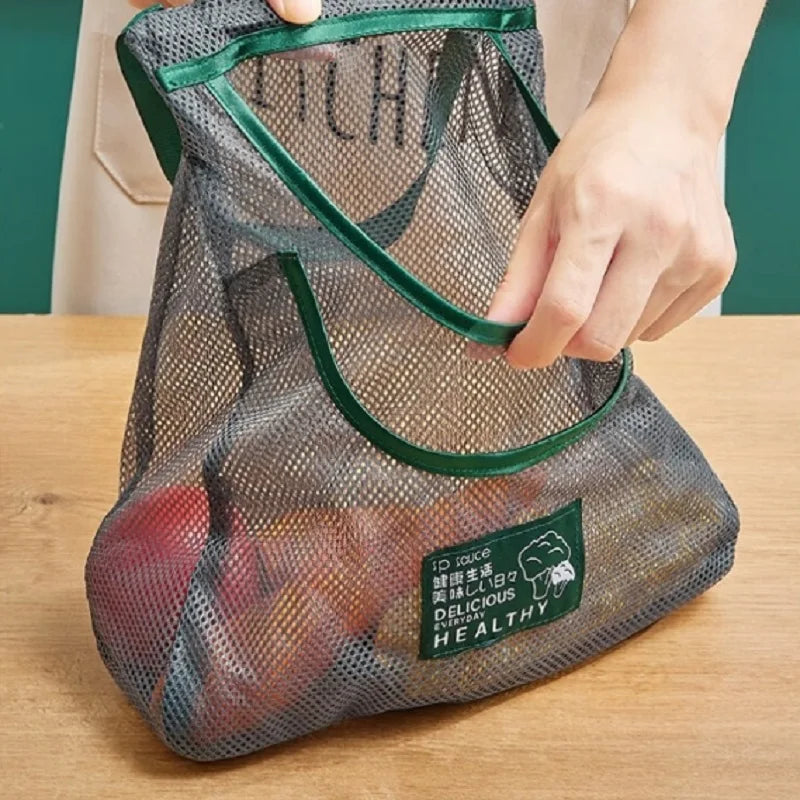 Bolsas De Almacenamiento De Malla Reutilizables Para Cocina Y Despensa Del Hogar | Caspri