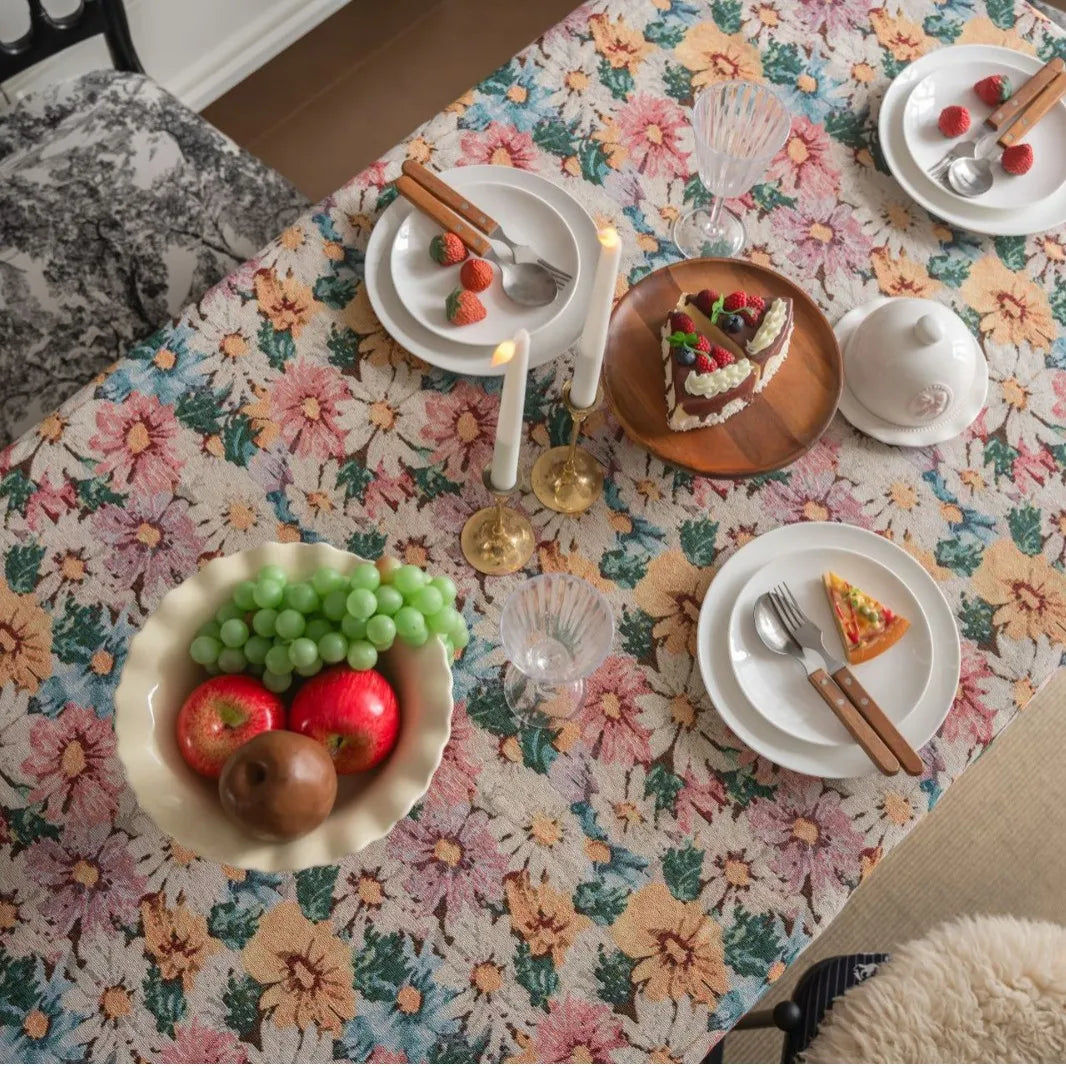 Mantel de algodón duradero para comedor | Caspri