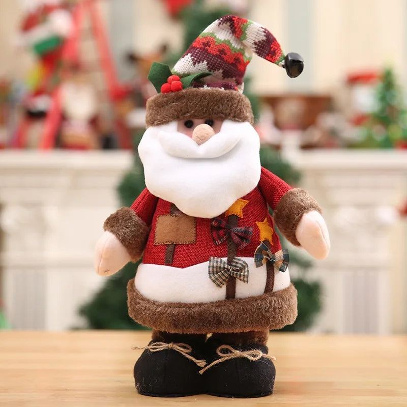 Adorno navideño de peluche decorativo de colección suave para sala de estar | Caspri