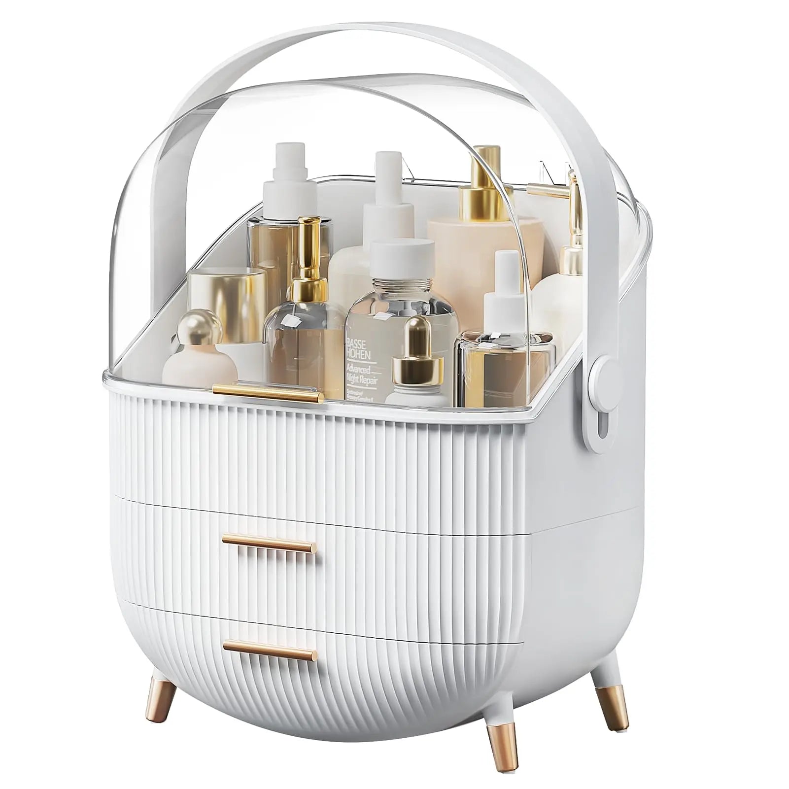 Organizador de maquillaje con tapa para dormitorio | Caspri