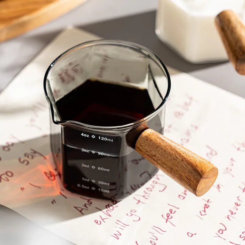 Vaso medidor de vidrio para espresso | Caspri