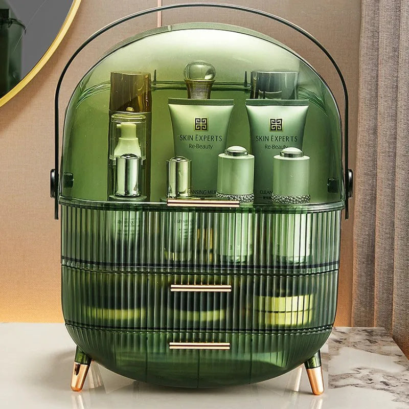 Organizador de maquillaje con tapa para dormitorio | Caspri