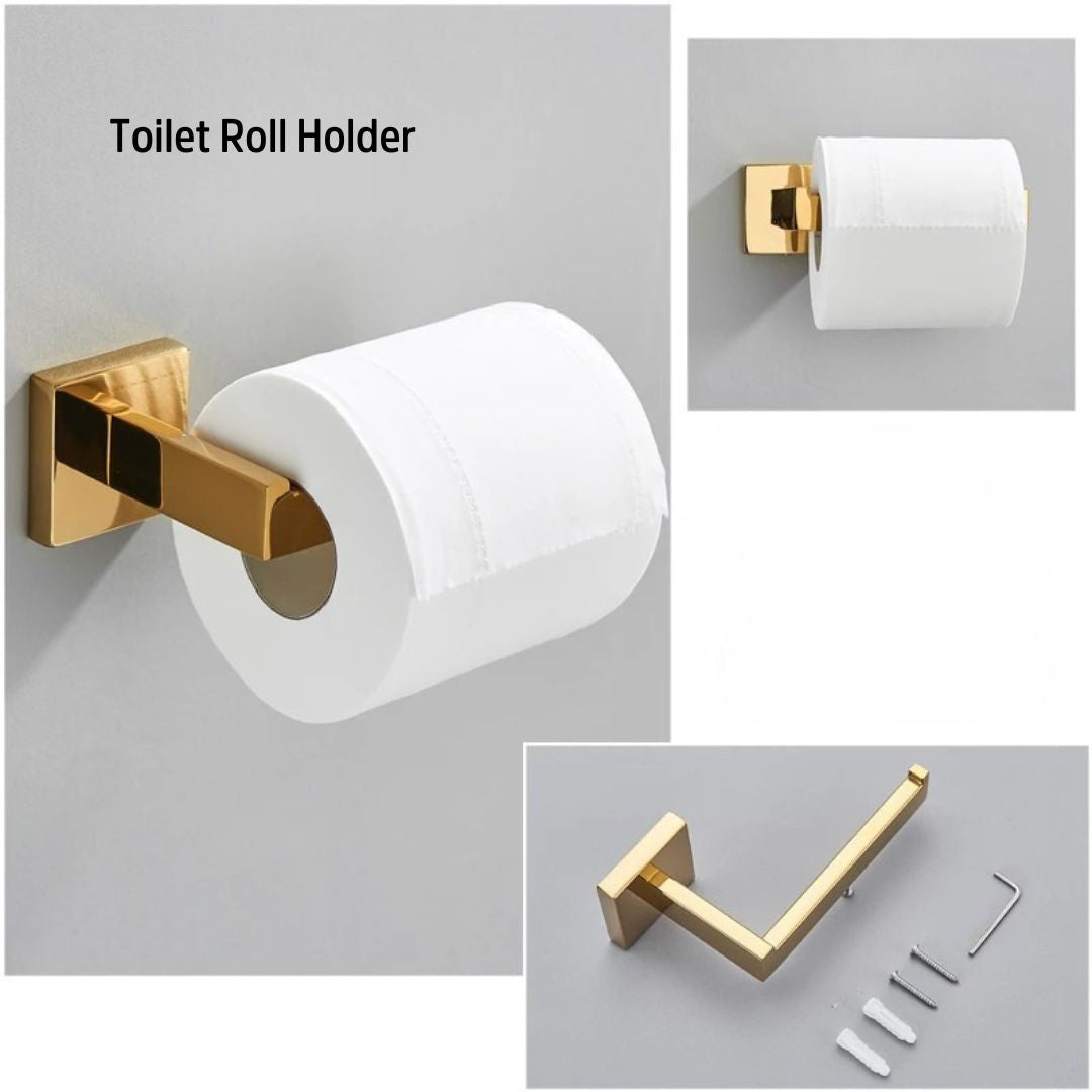 Conjunto Completo de Accesorios de baño Resistente para baños modernos actuales | Caspri