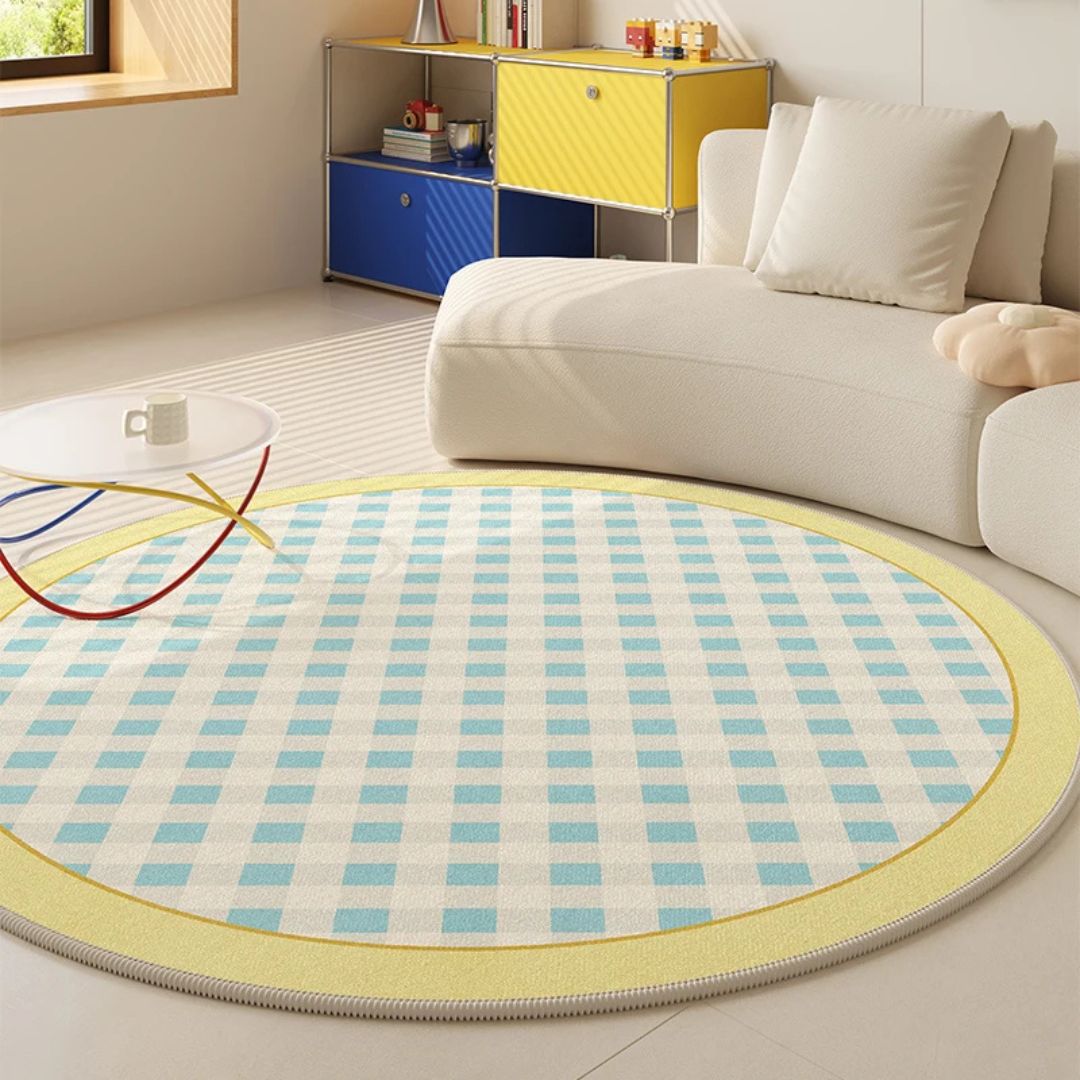 Alfombra Redonda Colorida para Dormitorio | Caspri