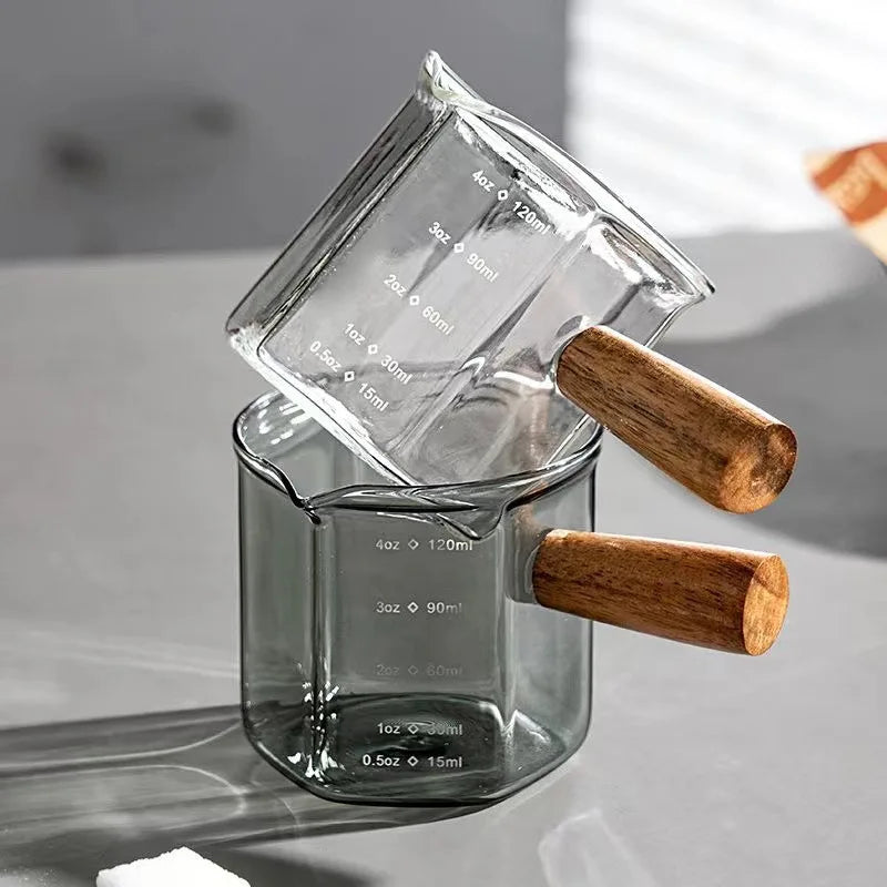 Vaso medidor de vidrio para espresso | Caspri