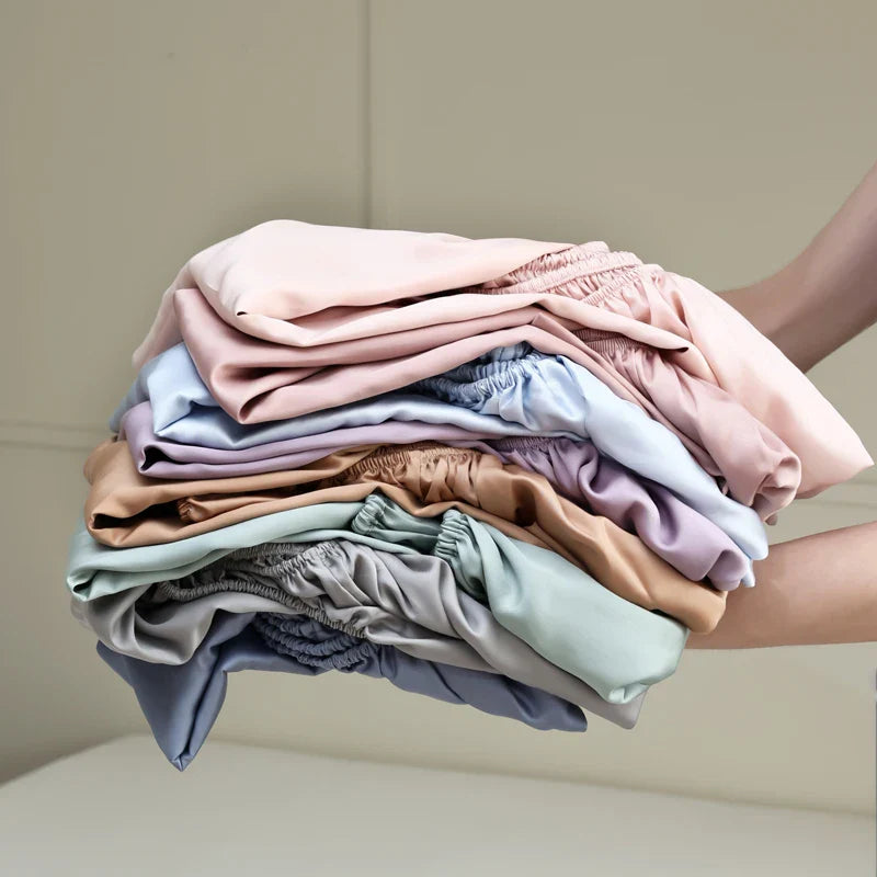 Sábana bajera ajustable sedosa para dormitorio | Caspri