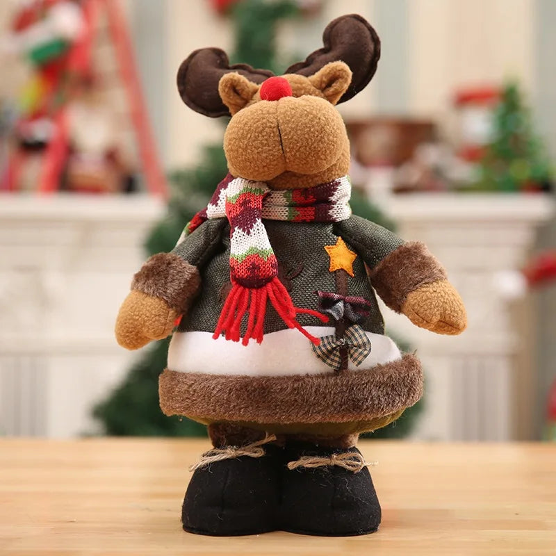 Adorno navideño de peluche decorativo de colección suave para sala de estar | Caspri