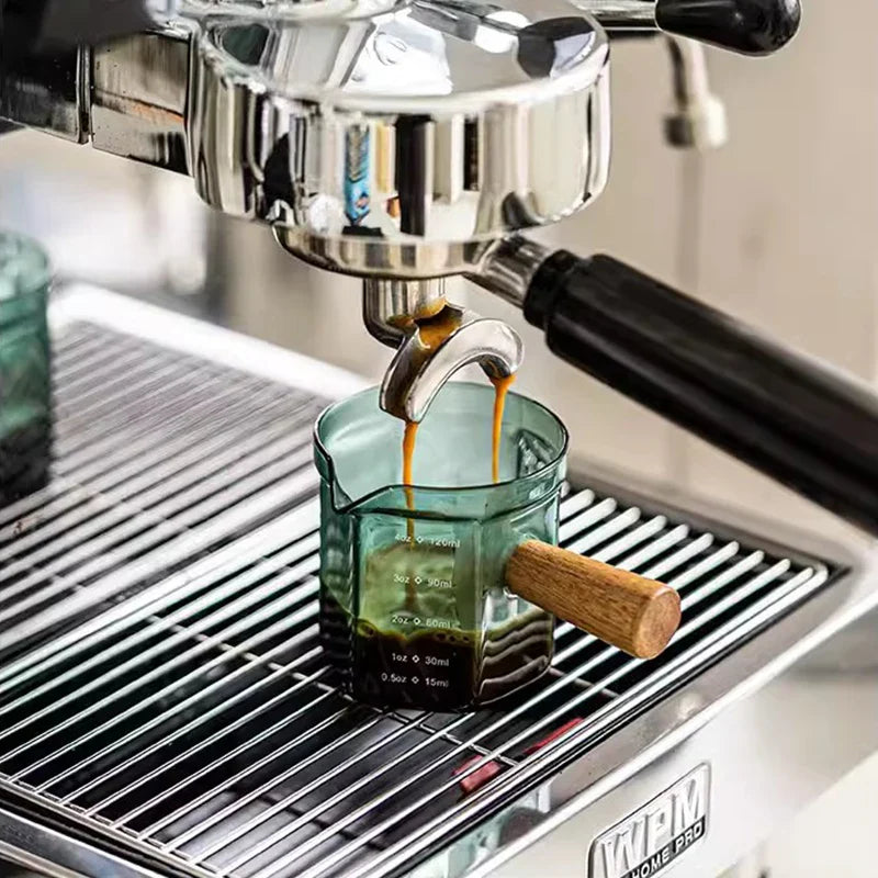 Vaso medidor de vidrio para espresso | Caspri