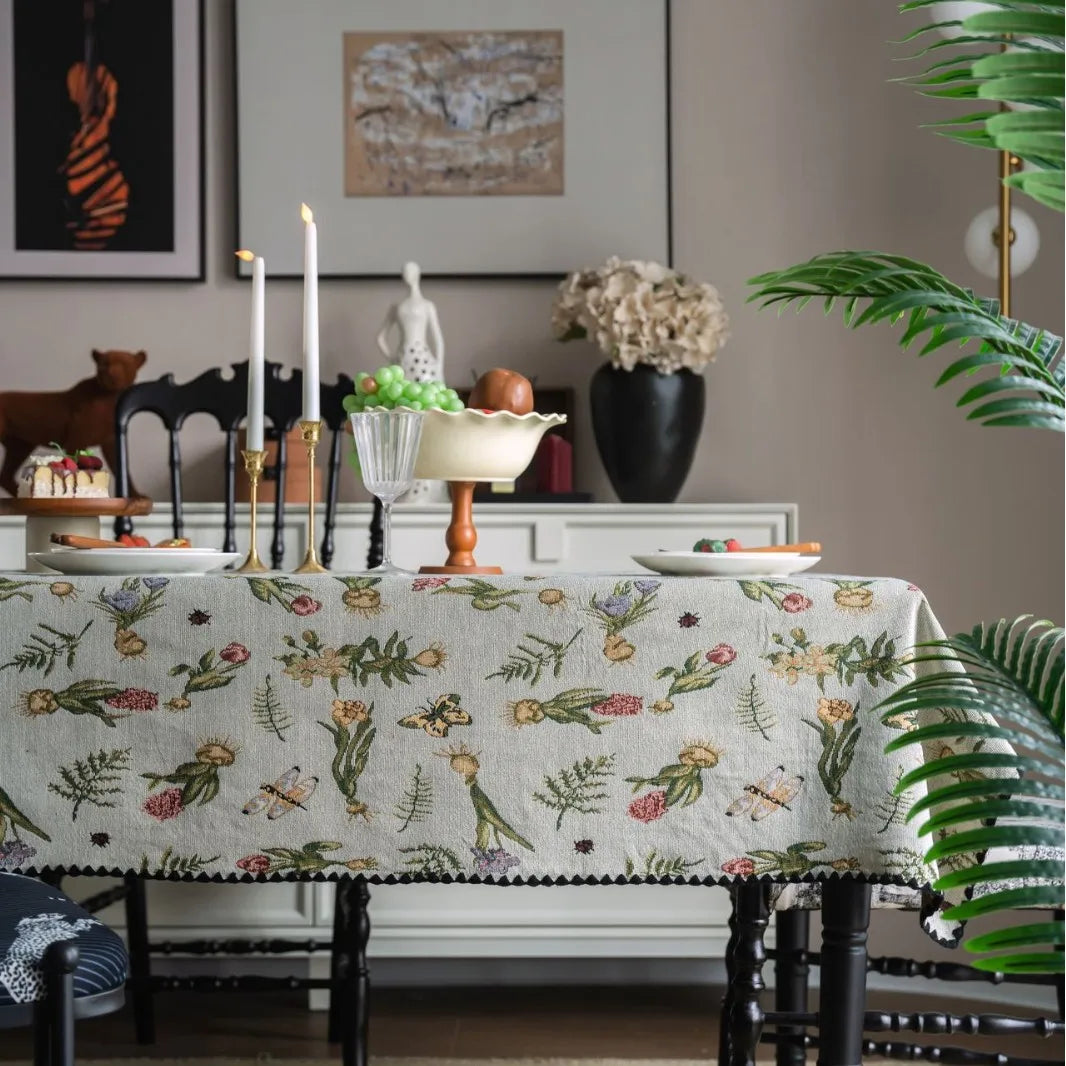 Mantel de algodón duradero para comedor | Caspri