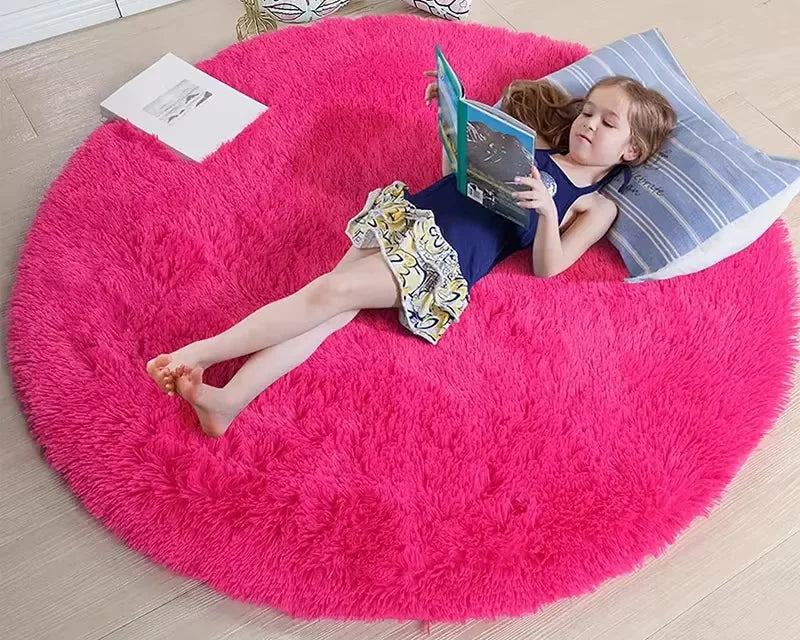 Alfombra Redonda Extra Suave Antideslizante – Caspri