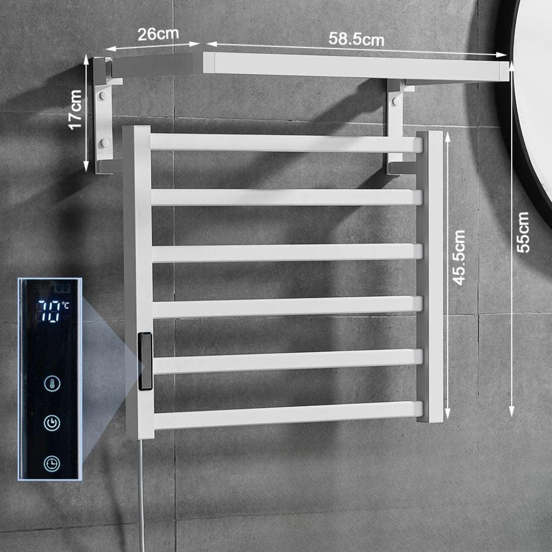 Toallero Eléctrico Con Pantalla Digital Para Baño | Caspri